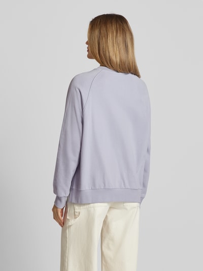 Armedangels Oversized Sweatshirt mit Label-Stitching Modell 'GIOVANNAA' Lavender 5