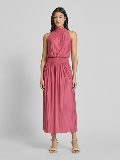 Samsøe Samsøe Maxikleid mit Stehkragen Modell 'UMA' Rose 4