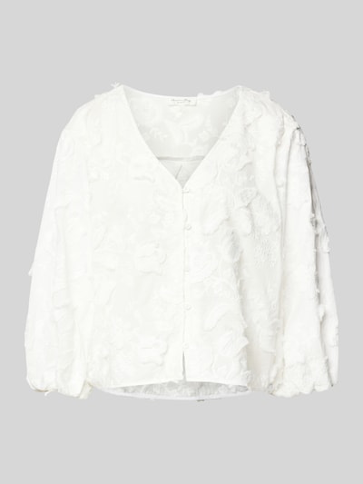 Christian Berg Woman Regular fit blouse met 3/4-mouwen Offwhite - 2