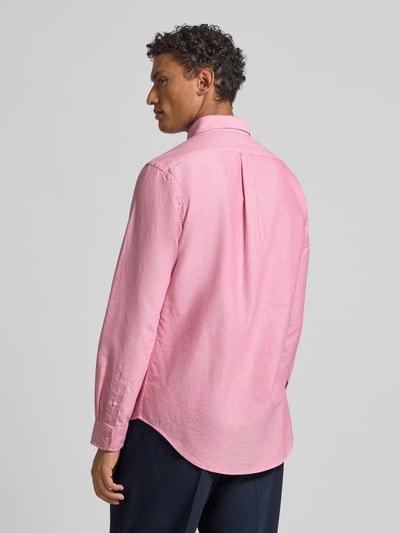Polo Ralph Lauren Regular fit vrijetijdsoverhemd met logostitching, model 'Cub' Rosé - 5