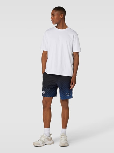 Lacoste Korte broek met labelprint Zwart - 1