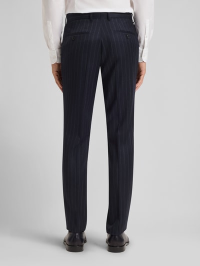BOSS Slim Fit Anzug aus reiner Schurwolle Modell 'H-HUGE' Marine 6