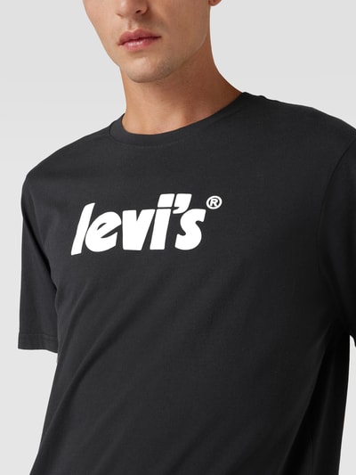 Levi's® T-Shirt mit Label-Print Black 3