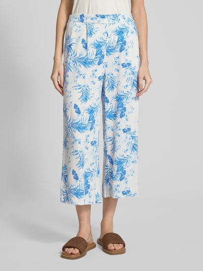 Vero Moda Spodnie szerokie o luźnym kroju z mieszanki wiskozy i lnu model ‘MYMILO’ Złamany biały 4