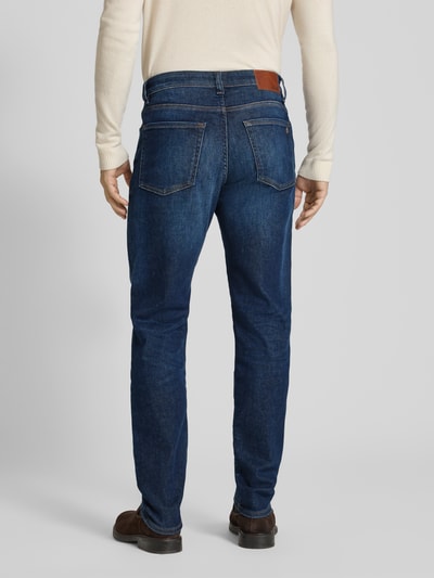 BOSS Orange Slim fit jeans van katoenmix, model 'ONYX' Marineblauw gemêleerd - 5