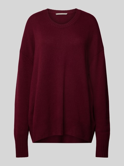 (The Mercer) N.Y. Gebreide pullover van kasjmier met ronde hals Bordeaux - 2