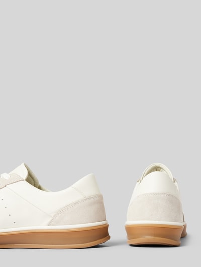 Marc O'Polo Low Top Sneaker aus Rindveloursleder Weiss 2