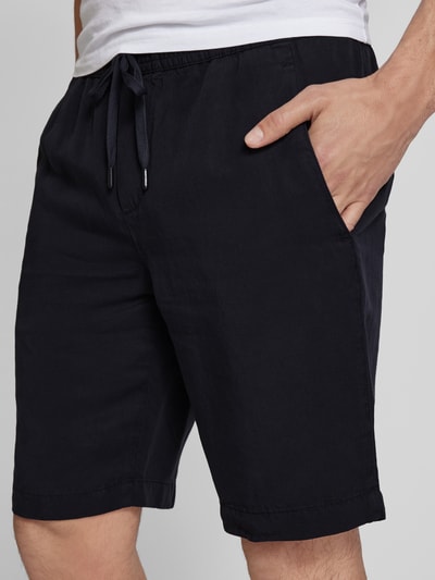 Strellson Korte regular fit broek met achterzak, model 'Kaji' Marineblauw - 3