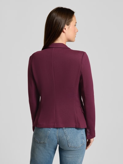 VERO MODA Regular fit korte blazer met katoen, model 'JULIA' Bordeaux - 5