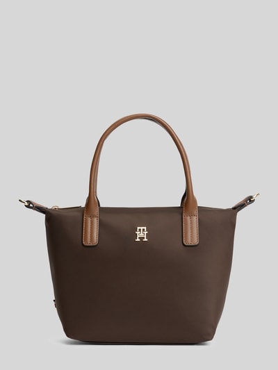 Tommy Hilfiger Umhängetasche mit Logo-Applikation Modell 'POPETTE MINI' Dunkelbraun 1