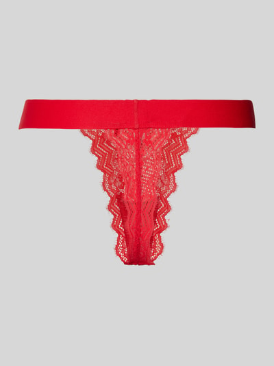 HUGO String mit Label-Detail Modell 'Geometric' Rot 3