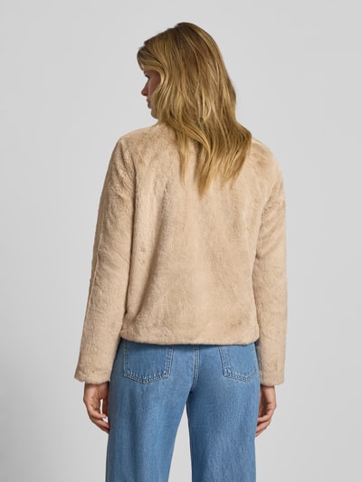 Only Kurtka o kroju regular fit z imitacji futra model ‘NEWVIDA’ Beżowy 5