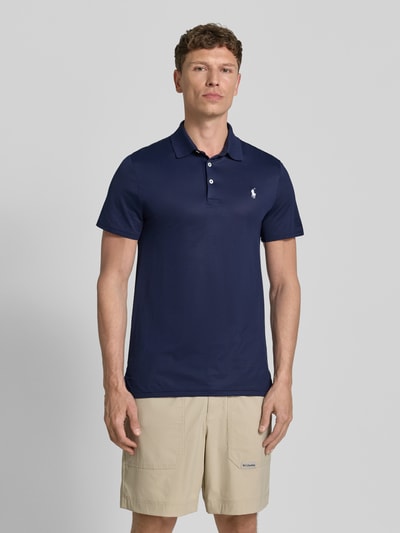 Polo Ralph Lauren Regular Fit Poloshirt aus Baumwoll-Mix Modell 'TOUR PIQUE' Marine 4