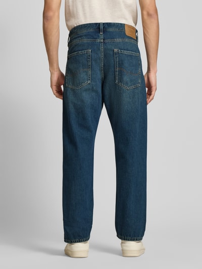 JACK & JONES Relaxed Fit Jeans im Used-Look Modell 'CHRIS' Dunkelblau 5