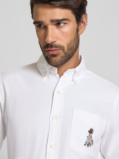 Polo Ralph Lauren Vrijetijdsoverhemd met knoopsluiting Wit - 3