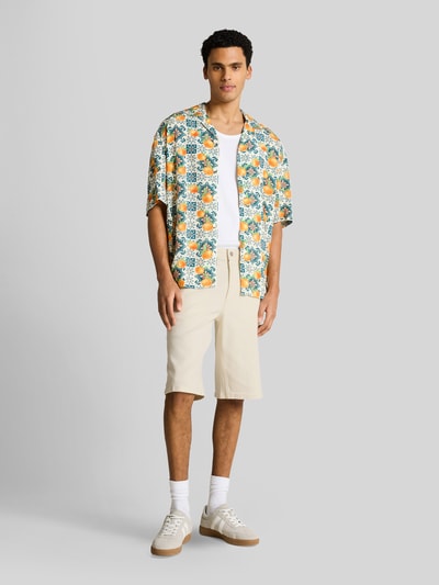 Tom Tailor Denim Relaxed Fit Jeansshorts aus Baumwoll-Mix Offwhite 1