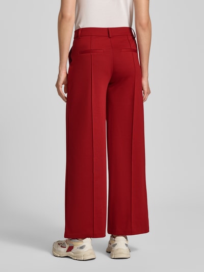 ICHI Broek met wijde pijpen, model 'KATE' Rood - 5