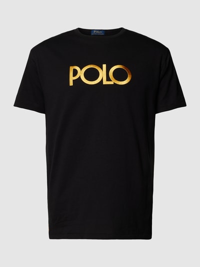 Polo Ralph Lauren T-shirt met labelstitching Zwart - 2