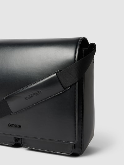 CK Calvin Klein Umhängetasche mit Label-Print Modell 'MINIMAL FOCUS' Black 3