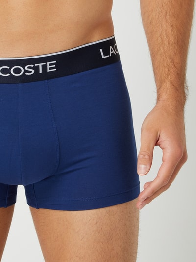 Lacoste Trunks mit Label-Details im 3er-Pack Marineblau 4