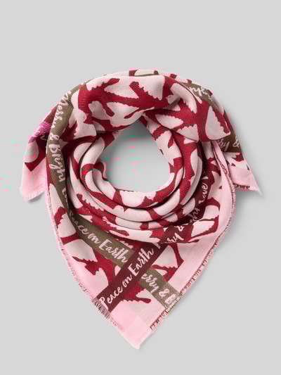 Codello Schal mit Ausfransungen Rot 1