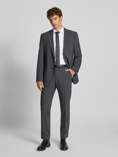 Profuomo Slim fit zakelijk overhemd met haaikraag Wit - 1