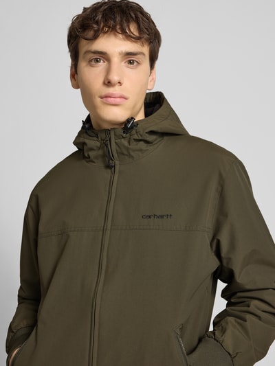 Carhartt Work In Progress Jack met capuchon Olijfgroen - 3