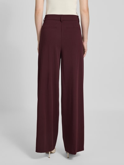 Christian Berg Woman Stoffhose mit französischen Eingrifftaschen Dunkelrot 5