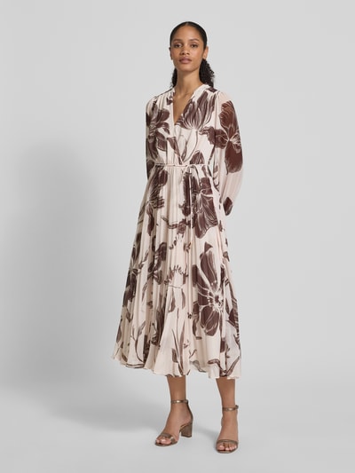 Forever New Vrijetijdsjurk met V-hals, model 'Saskia' Chocoladebruin - 1