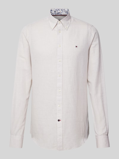 Tommy Hilfiger Tailored Business-Hemd mit Button-Down-Kragen Sand 2