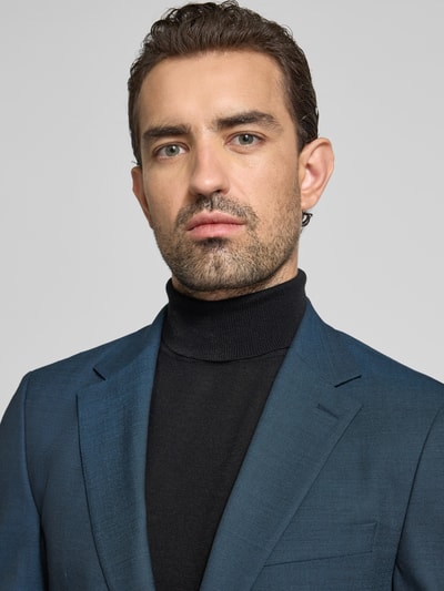 Strellson Marynarka do garnituru o kroju slim fit z dodatkiem wełny model ‘ALZER 3’ Petrol 3