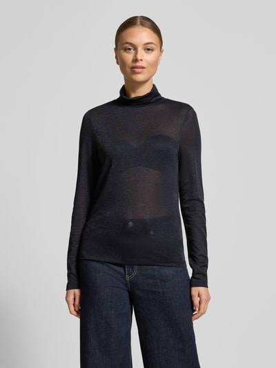 Drykorn Longsleeve mit Rollkragen Modell 'ZERAFNE' Black 4