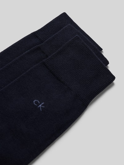 CK Calvin Klein Socken aus Baumwoll-Mix im 3er-Pack Dunkelblau 2