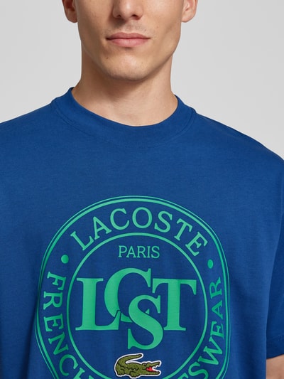 Lacoste T-Shirt mit Rundhalsausschnitt Blau 3