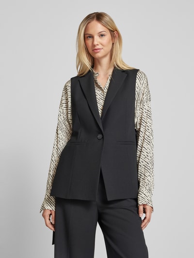 Luisa Cerano Blazer im ärmellosen Design Black 4