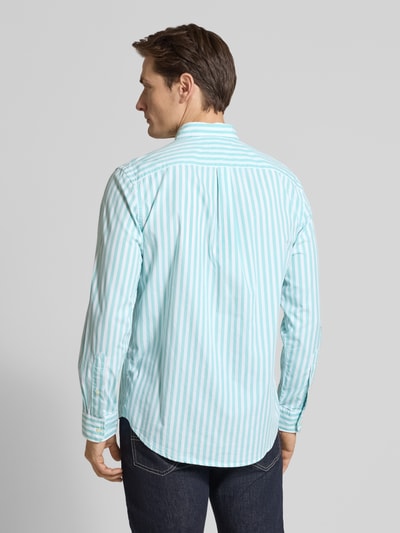 Tommy Hilfiger Regular Fit Freizeithemd aus Baumwoll-Popeline Tuerkis 5