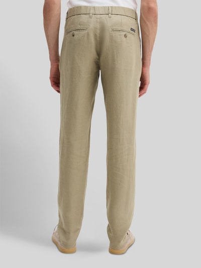 Marc O'Polo Leinenhose Modell 'OSBY JOGGER PLEATS' Beige 5