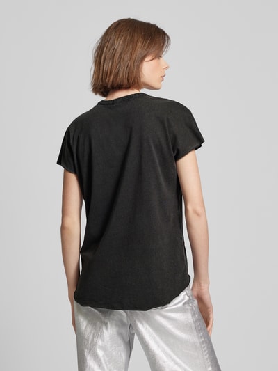 Only T-shirt met motiefprint, model 'LUCY' Zwart - 5