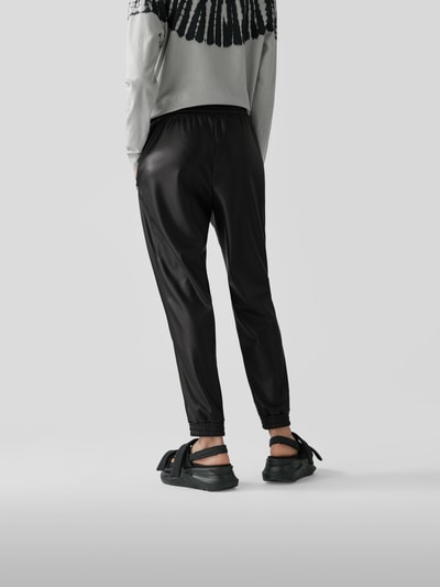 Philosophy di Lorenzo Ser Sweathose in Leder-Optik Schwarz 5