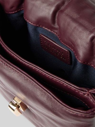 Tommy Hilfiger Crossbody Bag aus Schafsnappa mit Label-Detail Bordeaux 4