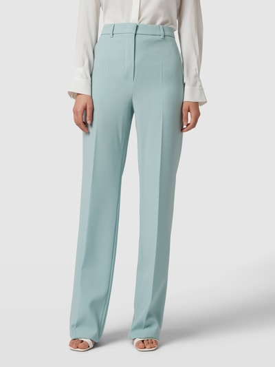 Max Mara Studio Broek van scheerwol met steekzakken Mintgroen - 4