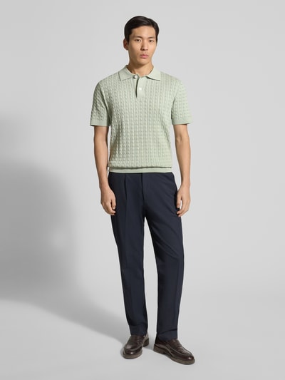Selected Homme Regular Fit Poloshirt aus reiner Baumwolle Modell 'MATTIS' Lind 1