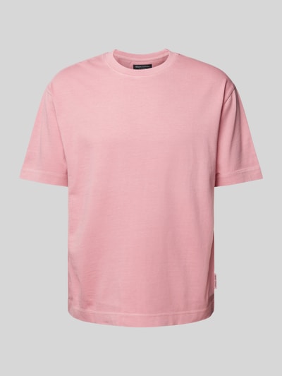 Marc O'Polo T-Shirt in unifarbenes Design Rose 2