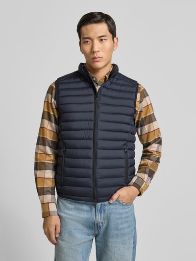 ECOALF Steppweste mit Reißverschlusstaschen Modell 'CARDIFF' Marine 4