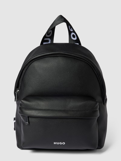 HUGO Rucksack mit Label-Details Modell 'Bel' Black 2