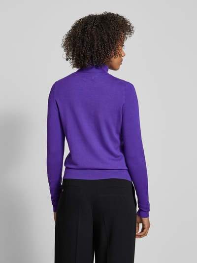 Christian Berg Woman Gebreide pullover met ribboorden Violet - 5