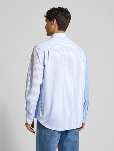 Jake*s Regular Fit Business-Hemd mit Knopfleiste Bleu 5