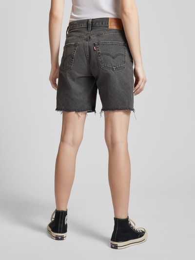 Levi's® Korte jeans met franjes Zwart - 5