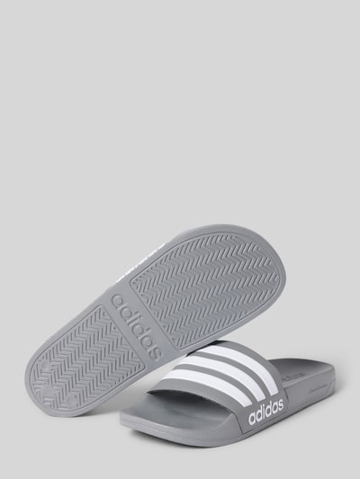 adidas Sportswear Badeschuhe mit Label-Schriftzug Mittelgrau 4