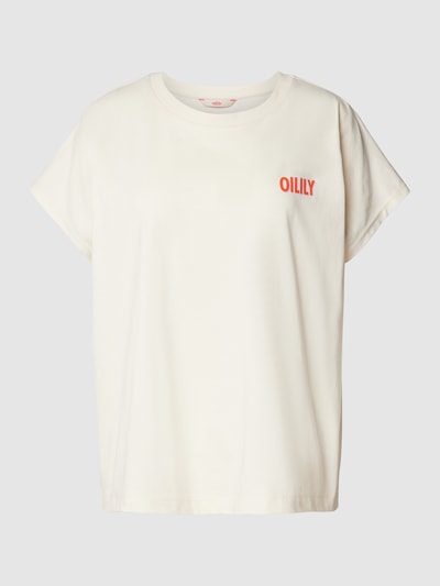 Oilily T-Shirt mit Label-Print Modell 'TOYEN' Offwhite 2